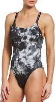 NIKE Women's Hydrastrong Tie Dye Spiderback One Piece Swimsuit