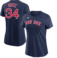 Nike Women's Boston Red Sox David Ortiz #34 Navy T-Shirt