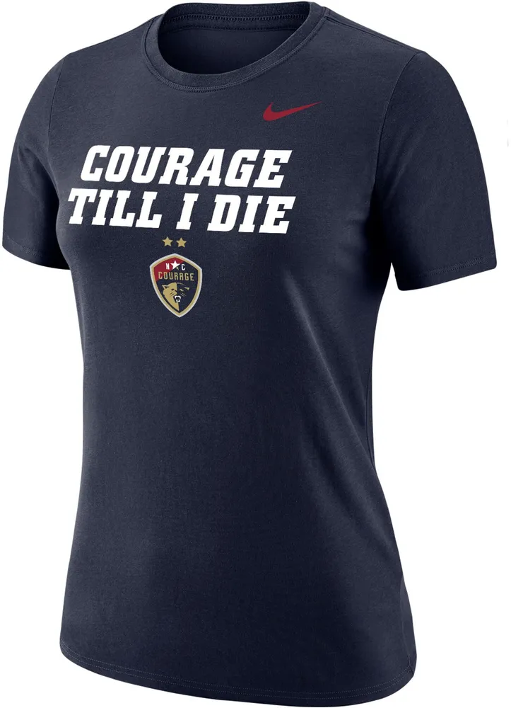 Nike Women's North Carolina Courage Mantra Navy T-Shirt