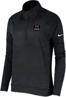 Nike Women's Houston Dash Pacer Quarter-Zip Black Pullover Shirt