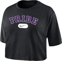 Nike Women's Orlando Pride Black Dri-FIT Cotton Crop T-Shirt