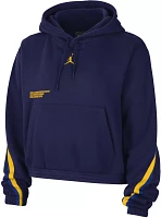 Nike Women's Golden State Warriors Blue Fleece Courtside Statement Hoodie