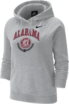 Nike Women's Alabama Crimson Tide Grey Varsity Pullover Hoodie