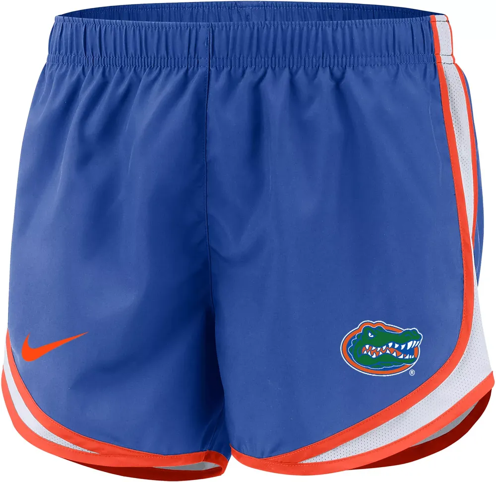 Nike Women's Florida Gators Blue Dri-FIT Tempo Shorts