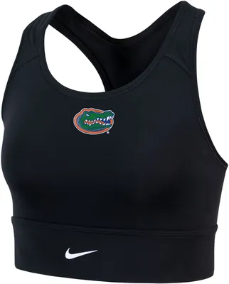 Nike Women's Florida Gators Black Dri-FIT Longline Sports Bra