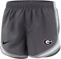 Nike Women's Georgia Bulldogs Grey Dri-FIT Tempo Shorts