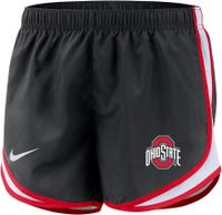 Nike Women's Ohio State Buckeyes Black Dri-FIT Tempo Shorts