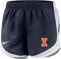 Nike Women's Illinois Fighting Illini Blue Dri-FIT Tempo Shorts