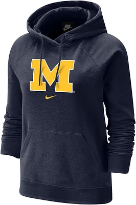 Nike Women's Michigan Wolverines Blue Varsity Pullover Hoodie