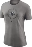 Nike Women's Penn State Nittany Lions Grey Dri-FIT Cotton Crew T-Shirt