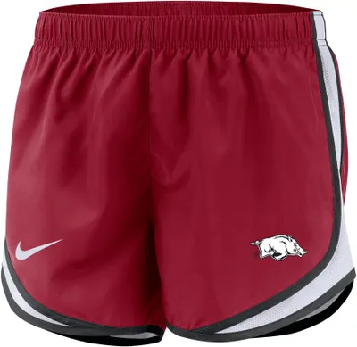 Nike Women's Arkansas Razorbacks Cardinal Dri-FIT Tempo Shorts