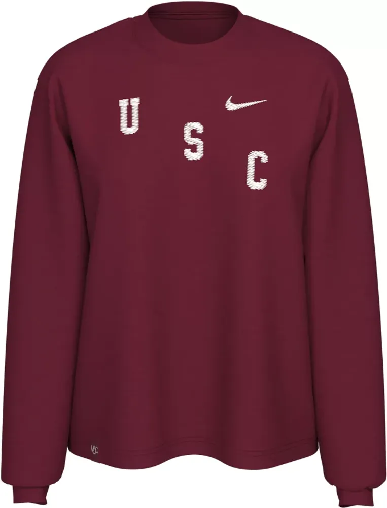 Nike Women's USC Trojans Cardinal Varsity Boxy Long Sleeve T-Shirt