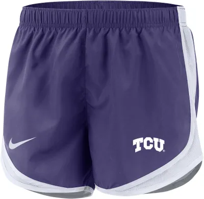 Nike Women's TCU Horned Frogs Purple Dri-FIT Tempo Shorts