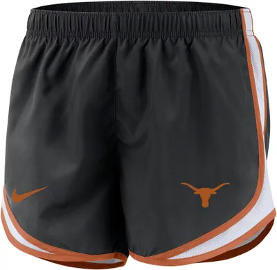 Nike Women's Texas Longhorns Black Dri-FIT Tempo Shorts