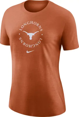 Nike Women's Texas Longhorns Burnt Orange Dri-FIT Cotton Crew T-Shirt