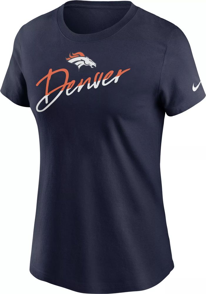 Dick's Sporting Goods Nike Women's Denver Broncos City Roll Navy T