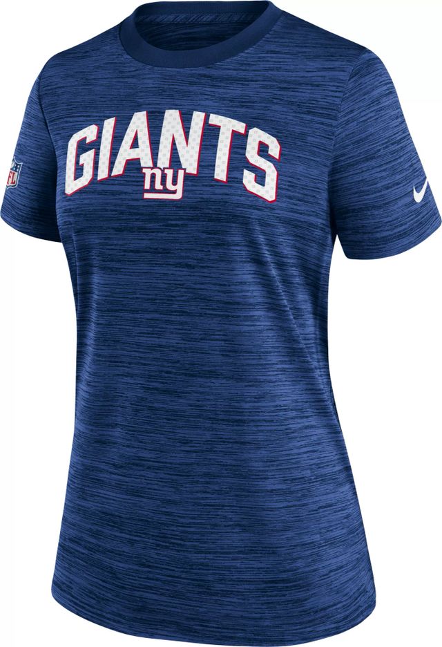 Nike Women's New York Giants Historic Athlete Navy T-Shirt