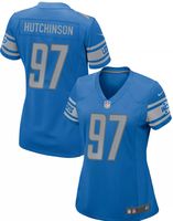 Youth Nike Aidan Hutchinson Blue Detroit Lions Game Jersey