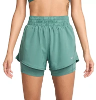 Nike One Women's Dri-FIT High-Waisted 3" 2-in-1 Shorts