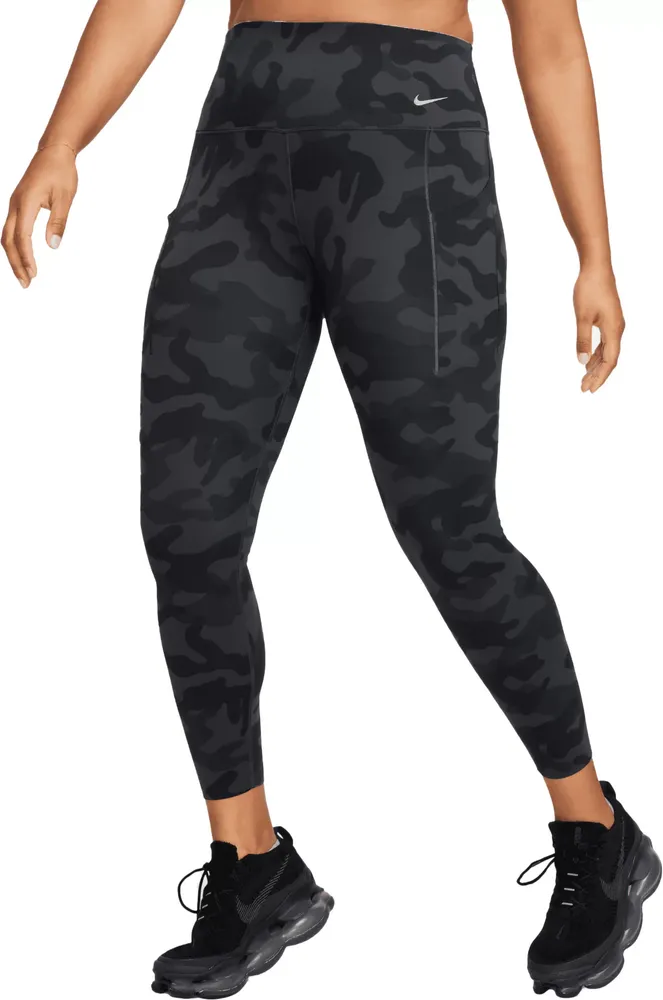 Nike Women's Universa Medium-Support High-Waisted 7/8 Camo Leggings