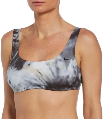 Nike Women's Tie Dye Scoop Neck Bikini Top