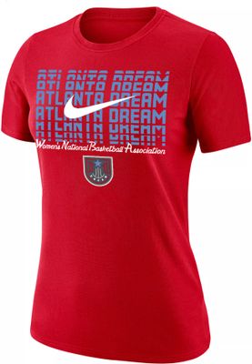 Nike Women's Atlanta Dream Red Short Sleeve T-Shirt