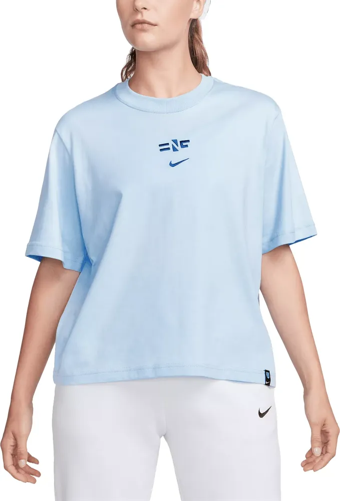 Nike Women's England 2023 Fear Light Blue T-Shirt