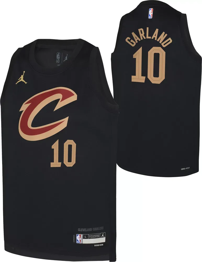 Nike Youth Cleveland Cavaliers Darius Garland #10 Black Dri-FIT Swingman Jersey