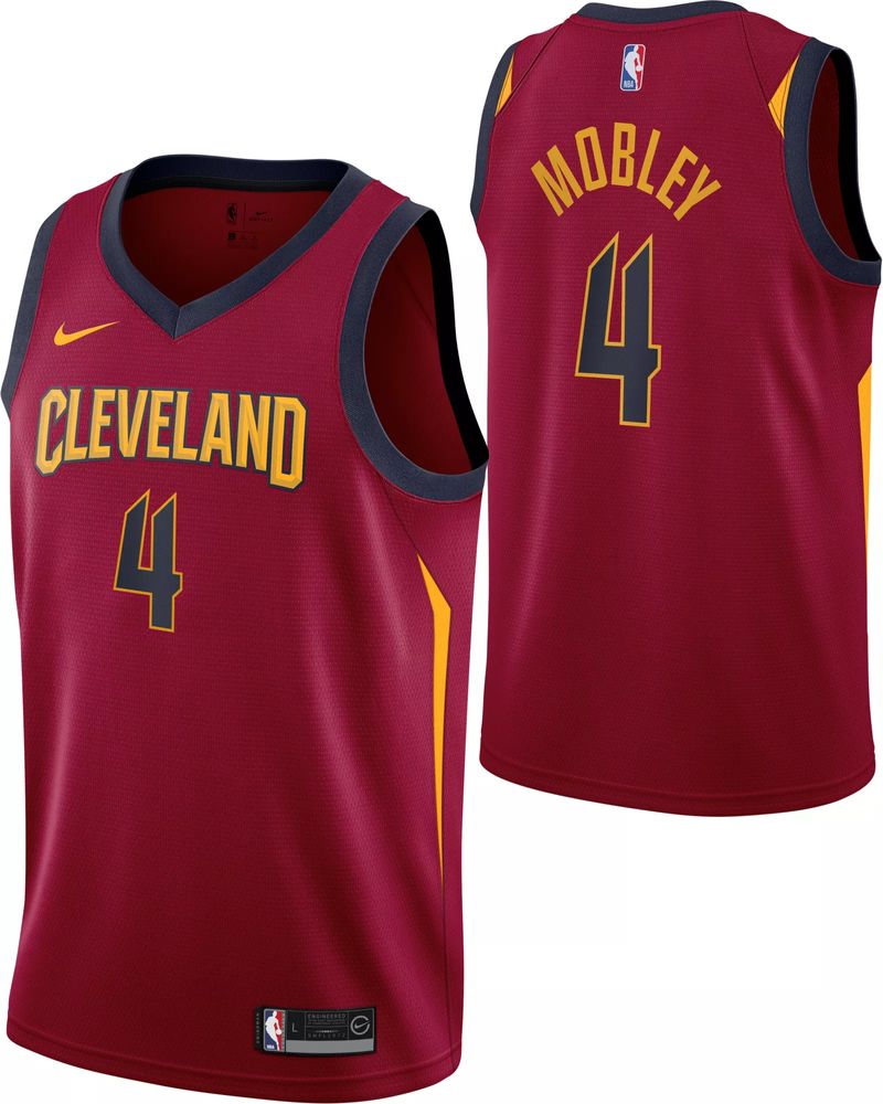 Dick's Sporting Goods Nike Youth Cleveland Cavaliers Evan Mobley #4 Red  Dri-FIT Swingman Jersey