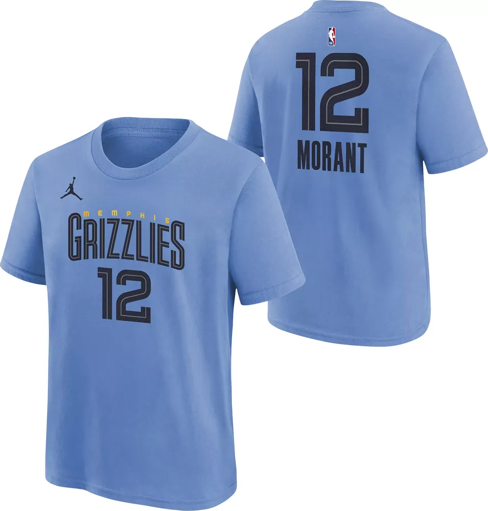 Nike Youth Memphis Grizzlies Ja Morant #12 Blue T-Shirt