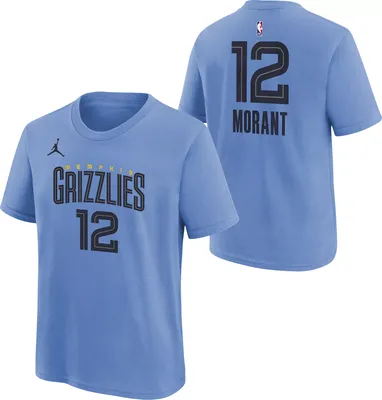 Nike Youth Memphis Grizzlies Ja Morant #12 Blue T-Shirt