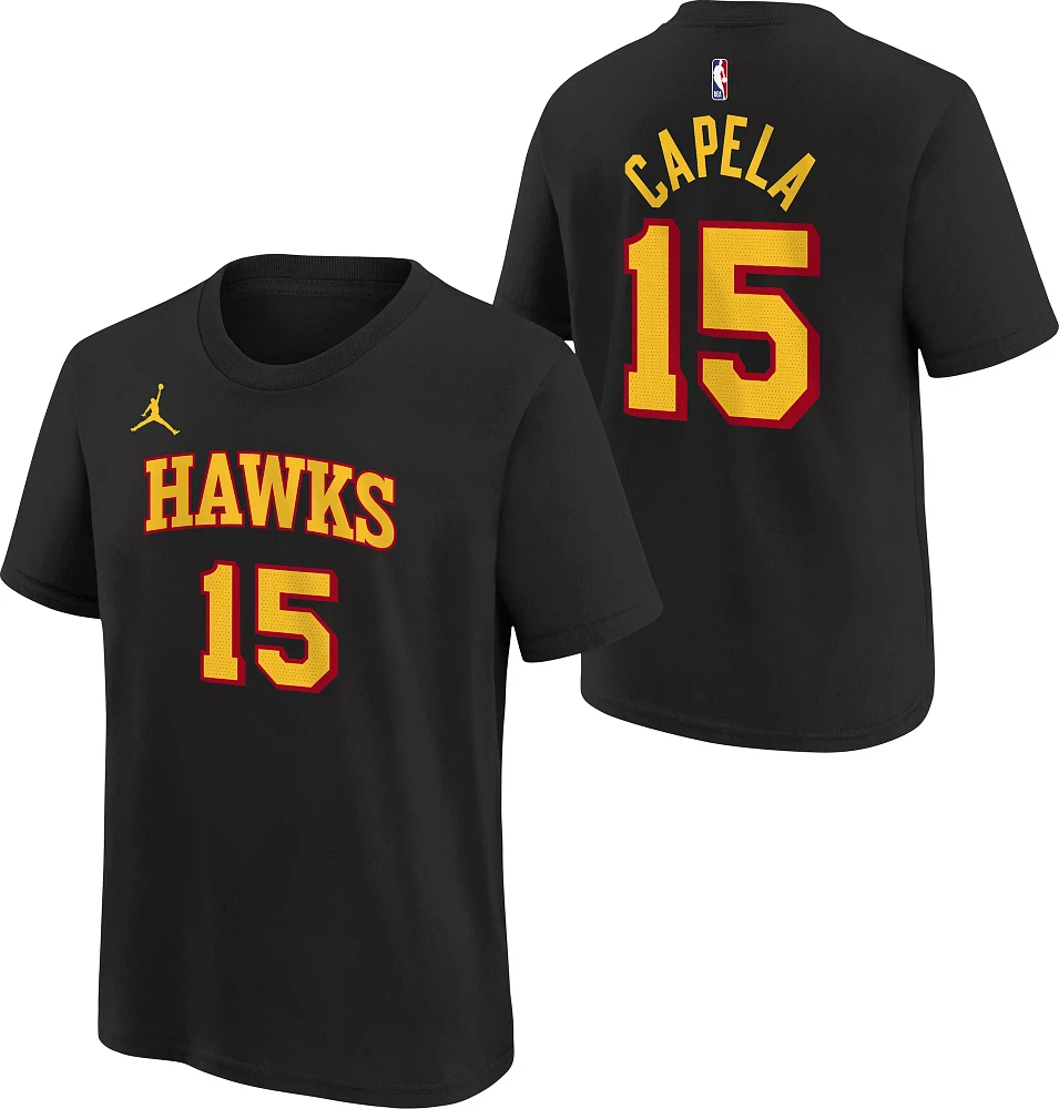 Nike Youth Atlanta Hawks Clint Capela #15 Black T-Shirt