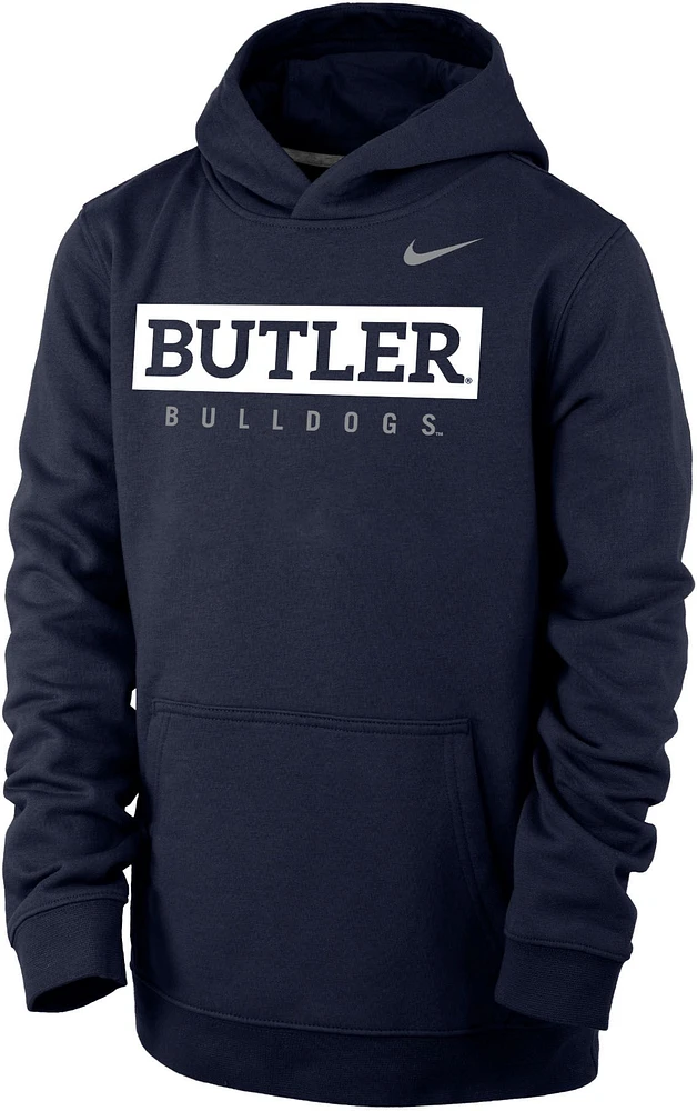 Nike Youth Butler Bulldogs Blue Club Fleece Pullover Hoodie