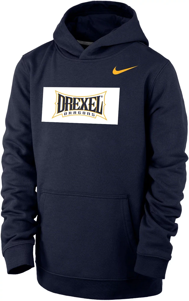 Nike Youth Drexel Dragons Blue Club Fleece Pullover Hoodie