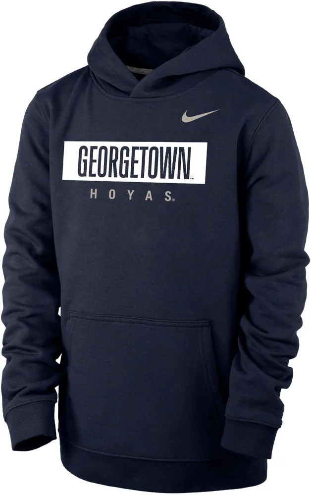 Nike Youth Georgetown Hoyas Blue Club Fleece Pullover Hoodie