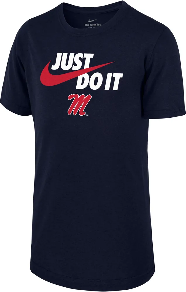 Nike Youth Ole Miss Rebels Blue Dri-FIT Legend Just Do It T-Shirt