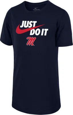 Nike Youth Ole Miss Rebels Blue Dri-FIT Legend Just Do It T-Shirt