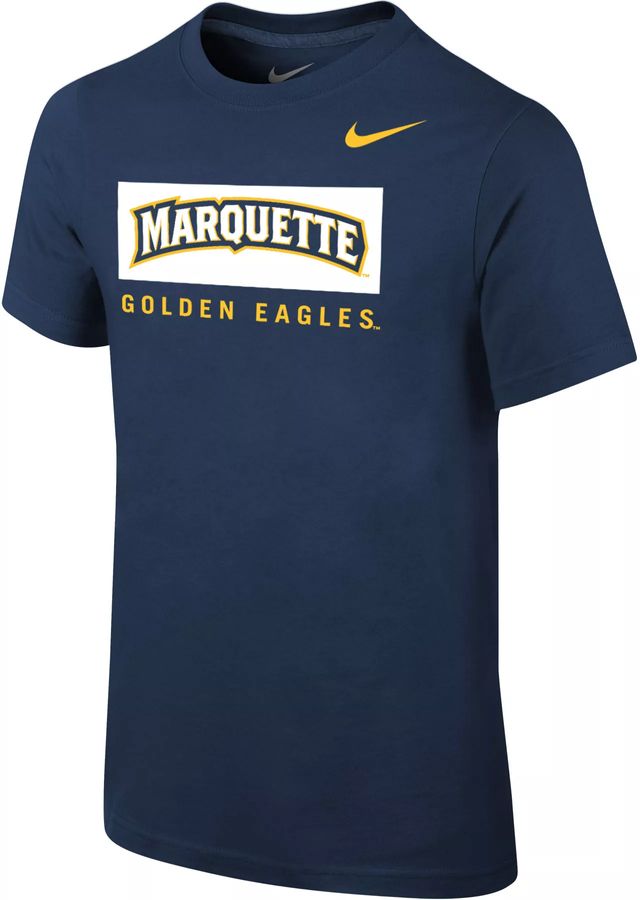 Shirts, Marquette Golden Eagles Hoodie Mens Medium Nike Center Swoosh Gray  Vintage 9s