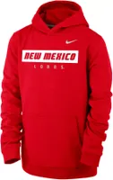 Nike Youth New Mexico Lobos Cherry Club Fleece Pullover Hoodie