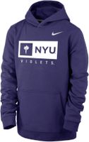 Nike Youth NYU Violets Purple Club Fleece Pullover Hoodie