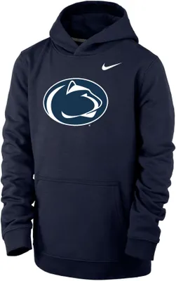 Nike Youth Penn State Nittany Lions Blue Club Fleece Pullover Hoodie