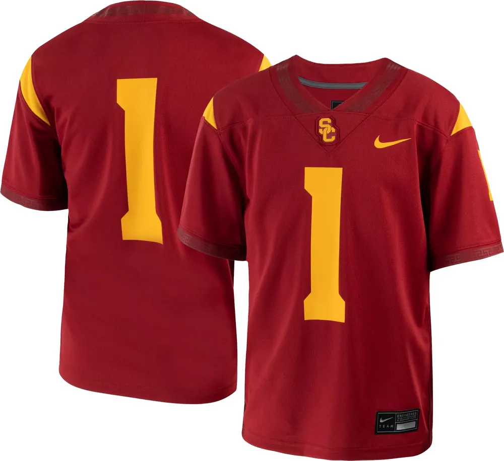 Nike Youth USC Trojans #1 Cardinal Untouchable Game Football Jersey