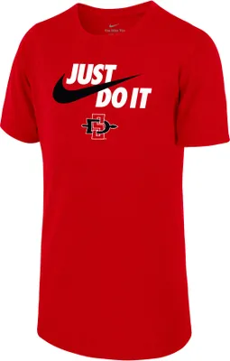 Nike Youth San Diego State Aztecs Scarlet Dri-FIT Legend Just Do It T-Shirt