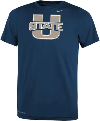 Nike Youth Utah State Aggies Blue Dri-FIT Legend 2.0 T-Shirt