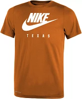 Nike Youth Texas Longhorns Burnt Orange Dri-FIT Legend Futura T-Shirt