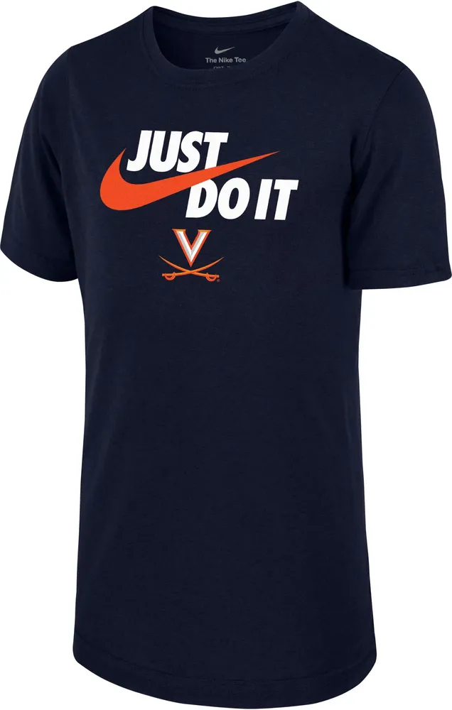 Nike Youth Virginia Cavaliers Blue Dri-FIT Legend Just Do It T-Shirt