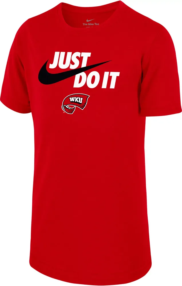 Nike Youth Western Kentucky Hilltoppers Red Dri-FIT Legend Just Do It T-Shirt