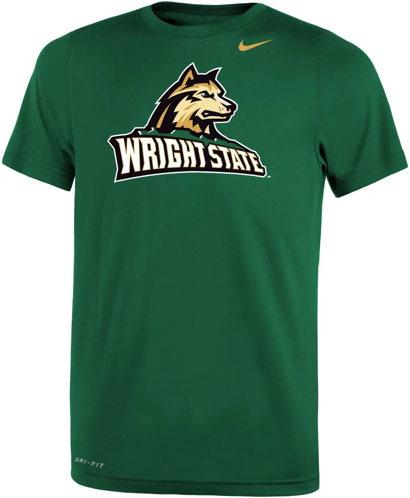 Nike Youth Wright State Raiders Green Dri-FIT Legend 2.0 T-Shirt