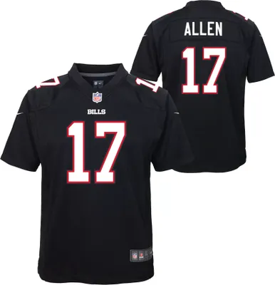 Nike Youth Buffalo Bills Josh Allen #17 Black Game Jersey