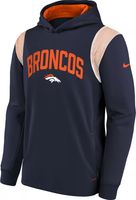 Women's Nike Navy Denver Broncos Wordmark Club Fleece Pullover Hoodie